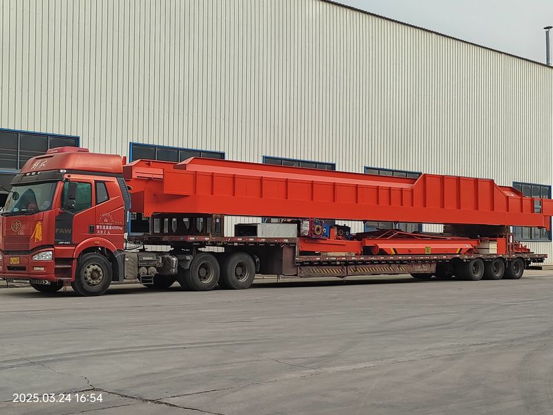 通用橋式起重機 QDXX32/5t—19.5m 電動單梁橋式起重機 2臺 LD10t—16.5m 制作完成，發(fā)往河北石家莊交付客戶使用。