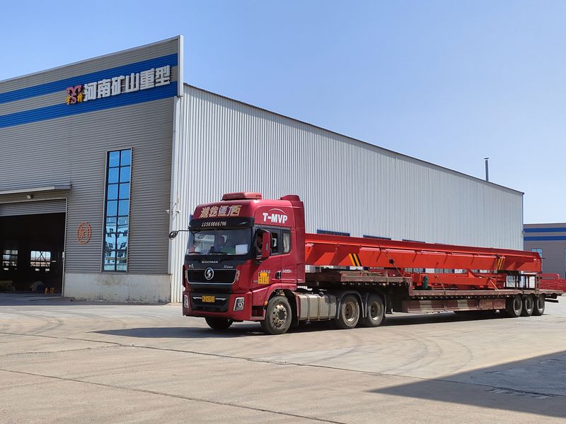 電動葫蘆門式起重機  MHxh10t—14m 外懸3.5/1.5m 制作完成，發(fā)往青海交付客戶使用
