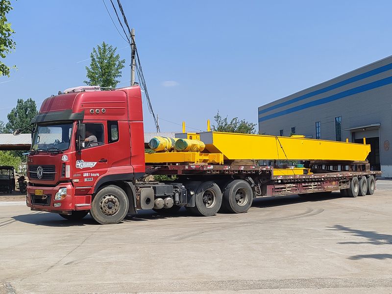 電動葫蘆橋式起重機  LH16/5t-16.4m 制作完成，發(fā)往湖南交付客戶使用。